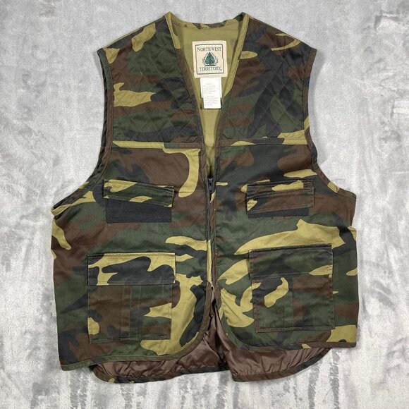Northwest Territory Camouflage Hunting Shooting Vest Mens Large - Picture 1 of 7